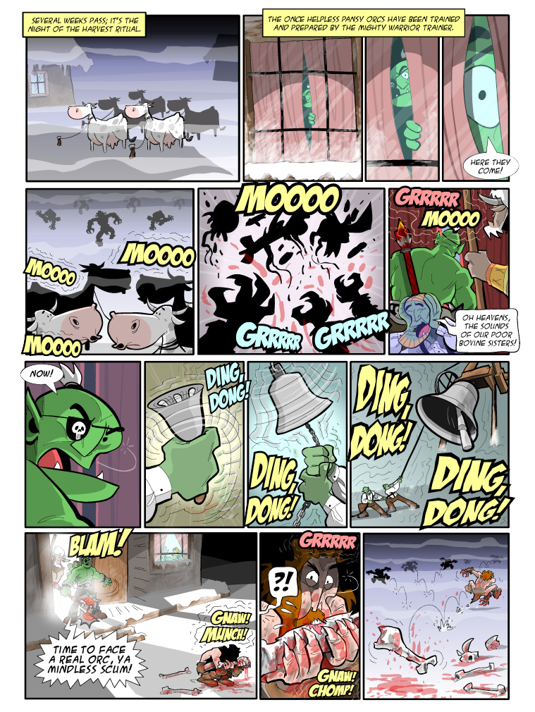Teh Gladiators Webcomic: They're A Hungry Bunch