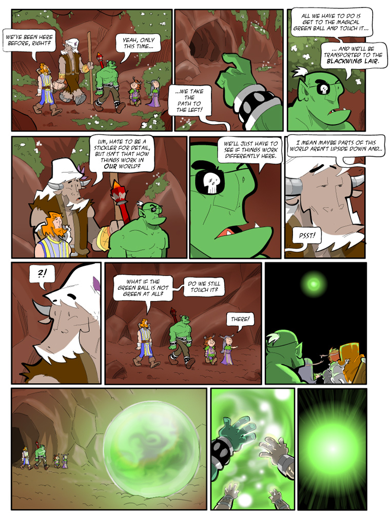 Teh Gladiators Webcomic: The Ole' Familiar Sight