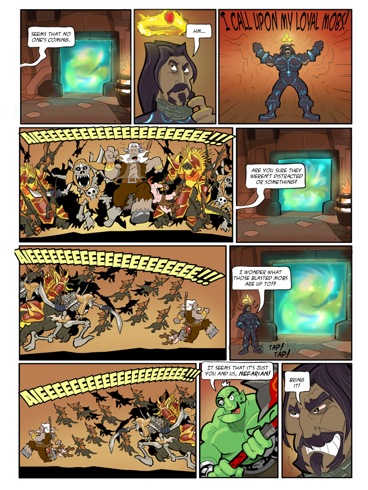Teh Gladiators Webcomic: Runnn, You Mothers!!