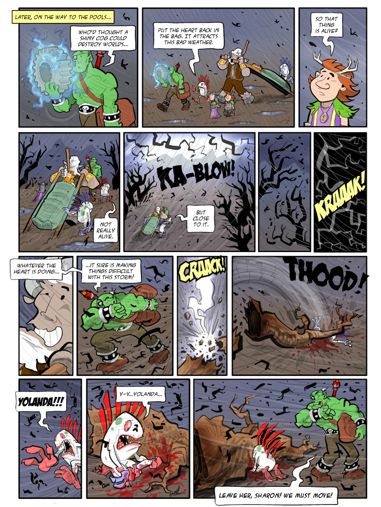 Teh Gladiators Webcomic: Melodrama at the Pools!