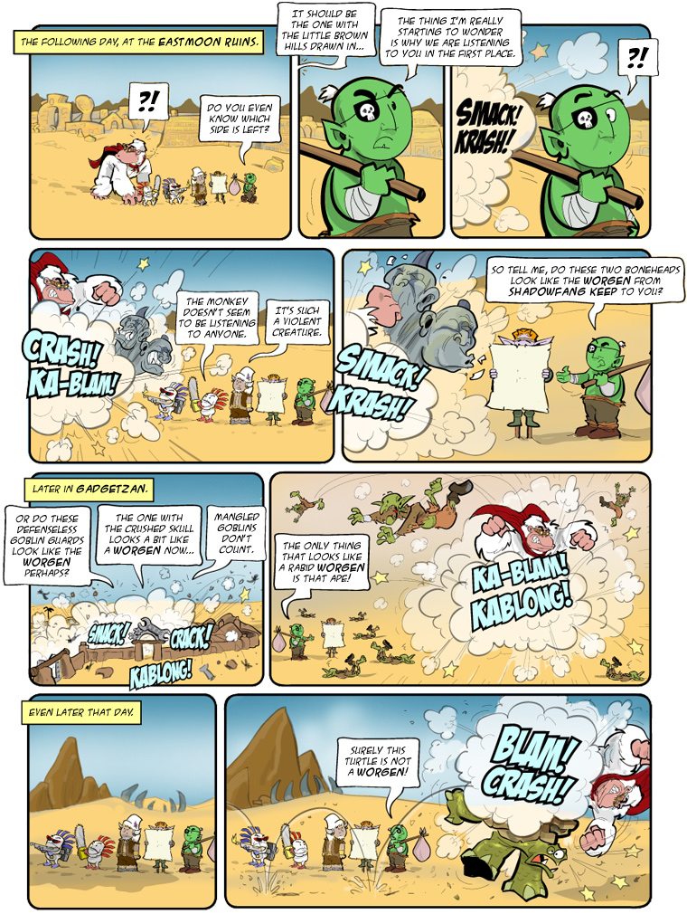 Teh Gladiators Webcomic: If I Had A Psychotic Ape