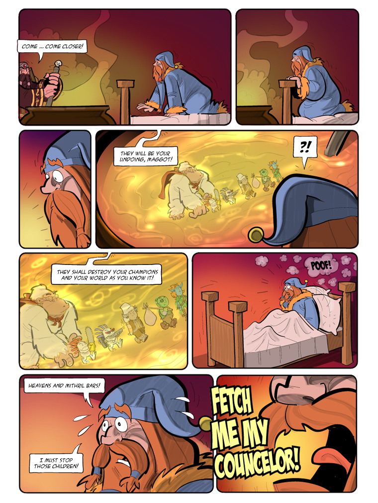 Teh Gladiators Webcomic: The King's Undoing
