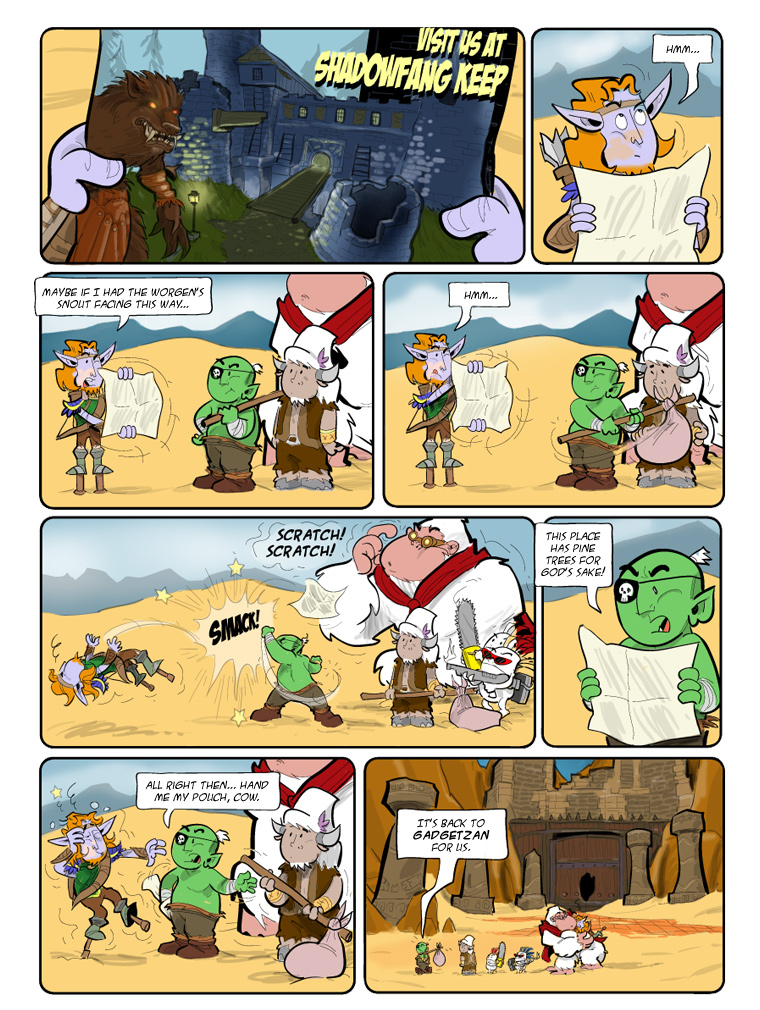 Teh Gladiators Webcomic: Visit Us at Shadowfang Keep