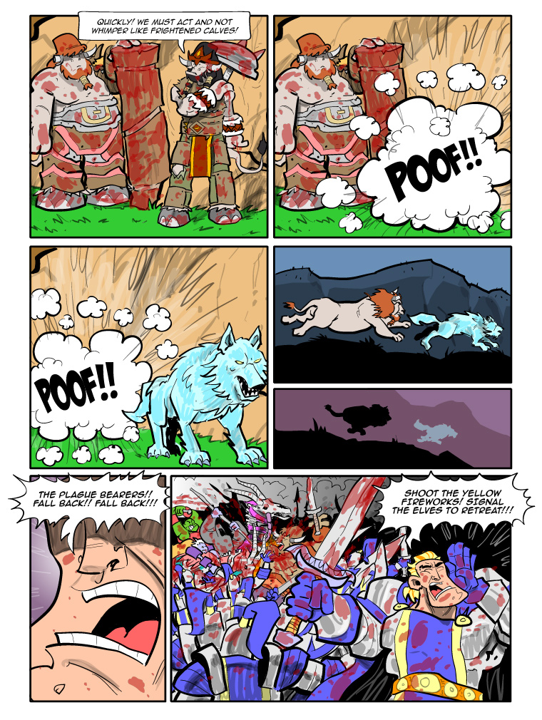 Teh Gladiators Webcomic: They Are Killing Our Brothers!