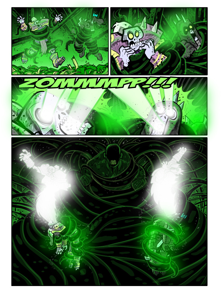 Teh Gladiators Webcomic: The Thing Sees Through Its Prey
