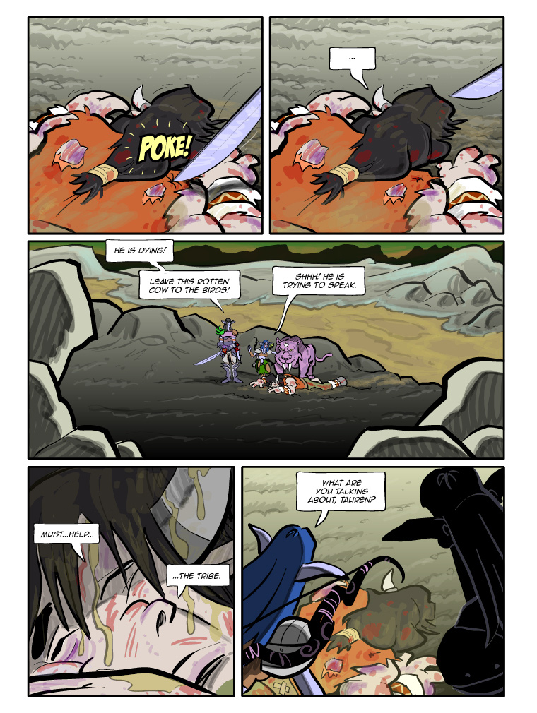 Teh Gladiators Webcomic: He's Not Lunch... Yet.