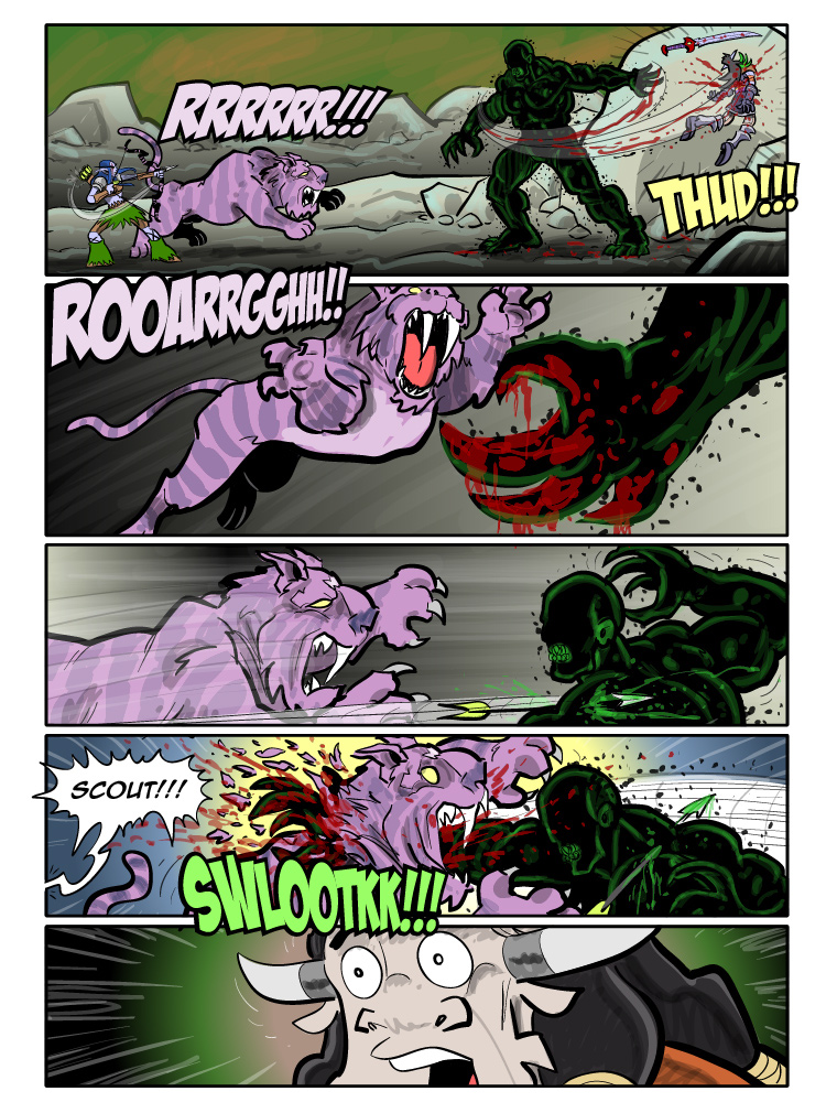 Teh Gladiators Webcomic: Things are Beginning to Heat Up