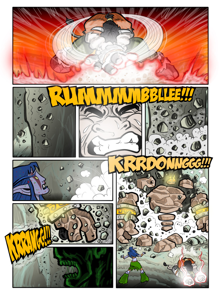 Teh Gladiators Webcomic: A Bag Full of Elementals