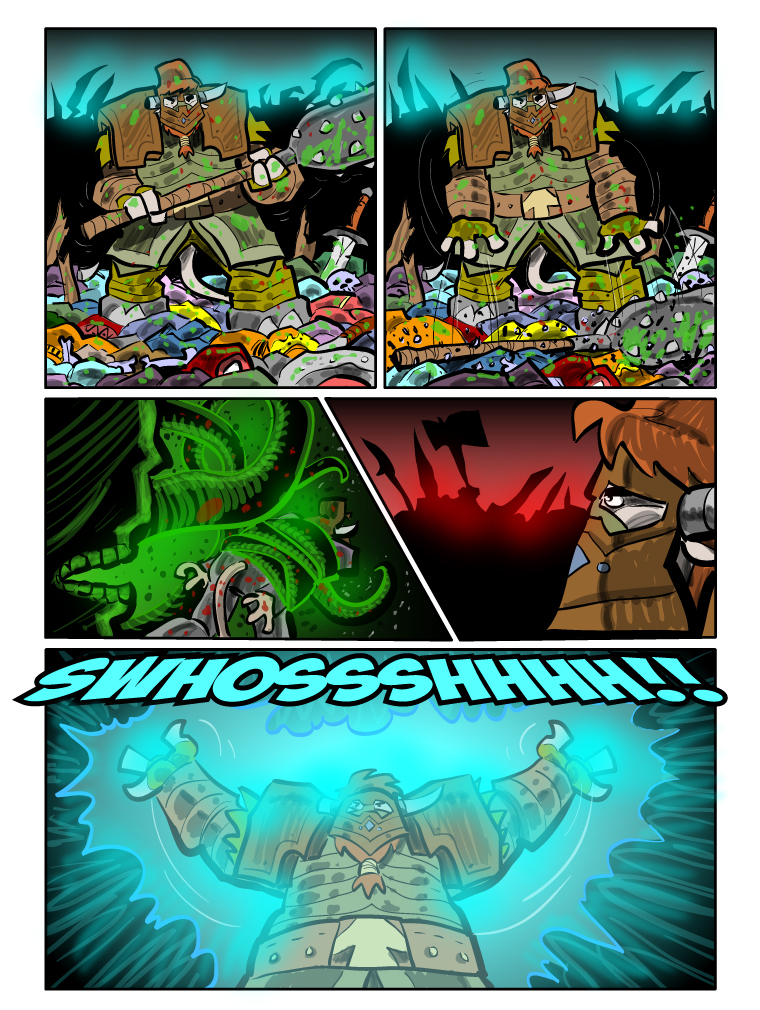 Teh Gladiators Webcomic: He Brings the Stars Upon His Head