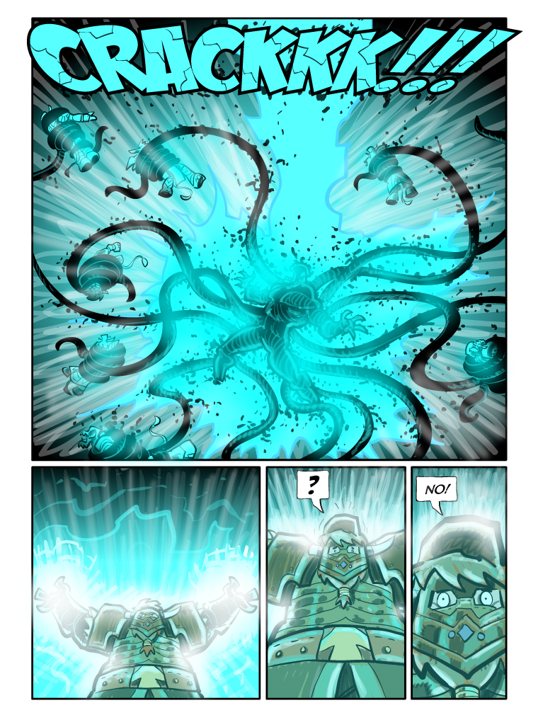 Teh Gladiators Webcomic: He Hit Him, But Was It Enough?