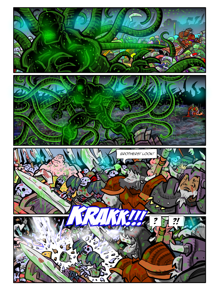 Teh Gladiators Webcomic: Kraking Heads