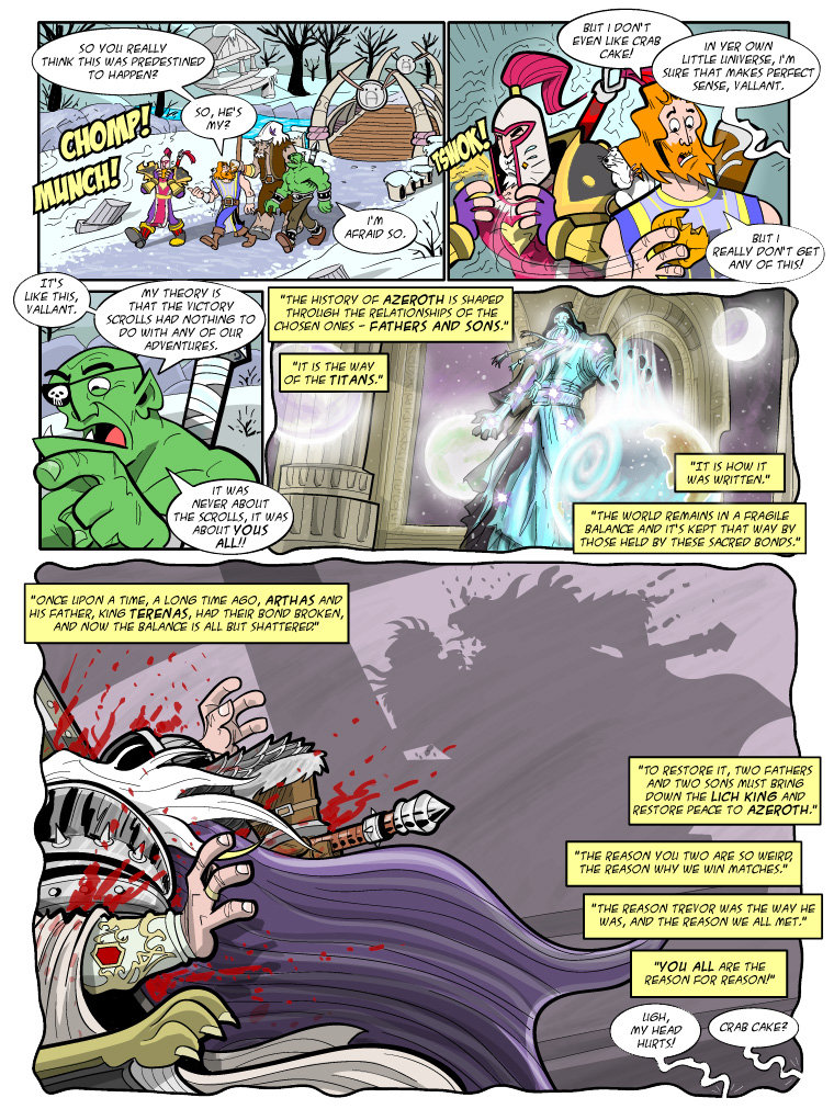 Teh Gladiators Webcomic: 'Twas About Yous All!